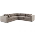 Furniture CLOSEOUT! Dulovo 127" 3-Pc. Fabric Sectional Sofa .