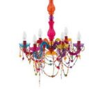 Colourful chandelier | Colorful chandelier, Ceiling pendant lights .