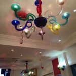 Colourful Chandelier - Picture of The Avenue Restaurant, Saint .