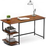 Amazon.com: Teraves Reversible Computer Desk for Small Spaces with .