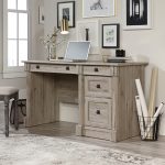 Palladia Home Office Desk with Storage Split Oak (424819) – Sauder .