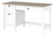 Bush Furniture Mayfield Traditional Pure White Computer Desk in .