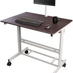 Amazon.com : 40” Mobile Adjustable-Height Stand Up Desk with .