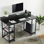 Amazon.com: Sedeta Computer Desk with Storage Shelves, 55 inch .