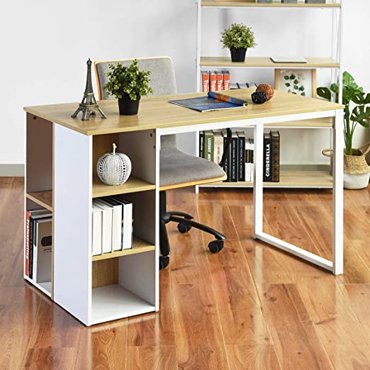 Amazon.com: Office Computer Desk with Storage Large Home Work Desk .
