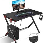 Amazon.com: Gaming Desk 45" with USB Port, Racing Style Computer .