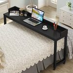 Amazon.com: Tribesigns Overbed Table with Wheels, Unadjustable .