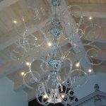 Large contemporary modern Murano chandelier - Contemporary .