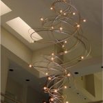 Chandeliers Sculptural Steel Lighting by Jessica Kay Bodner .