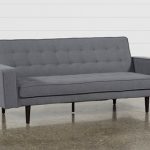 Petula Slate Convertible Sofa Bed | Living Spac
