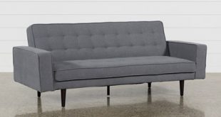 Petula Slate Convertible Sofa Bed | Living Spac