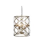 A TOUCH OF DESIGN Addie 5-Light Antique Copper Chandelier-WTY348 .