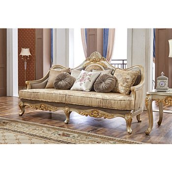 S1606 Classical Comfortable Fabric Sofa American Country Style .