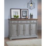 Three Posts Courtdale Sideboard | Furniture, Glass cabinet doors .