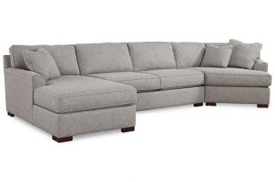 Furniture CLOSEOUT! Carena 162" 3-Pc. Fabric Sectional Sofa with .