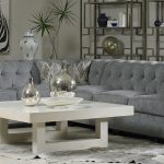 Designer Tufted Sectional Sofa, Transitional so