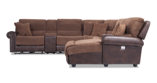 Dallas 6 Piece Left Arm Facing Sectional | Sectional sofa .