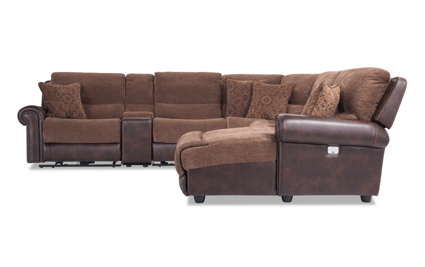 Dallas 6 Piece Left Arm Facing Sectional | Sectional sofa .