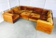 Ten-Piece Sectional Sofa Pit in the Style Milo Baughman by Selig .
