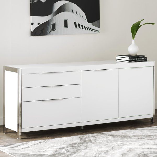 Damian Sideboard (With images) | White sideboard buffet, Dining .
