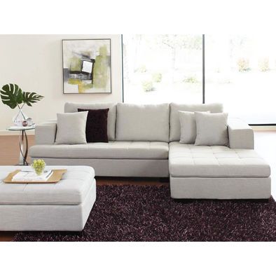 Cute sectional Sectional with Ottoman - contemporary - sectional .