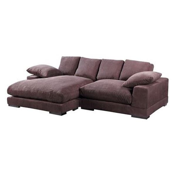 Shop Aurelle Home Reversible Contemporary Sectional Sofa .