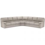 Italsofa i210 Contemporary Leather Sofa Sectional with Plush .