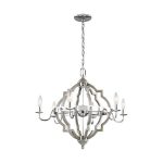 Renee 6-Light Candle Style Chandelier | Candle style chandelier .