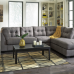 Jennifer 2 Piece Sectional - Charcoal | Charcoal sectional .