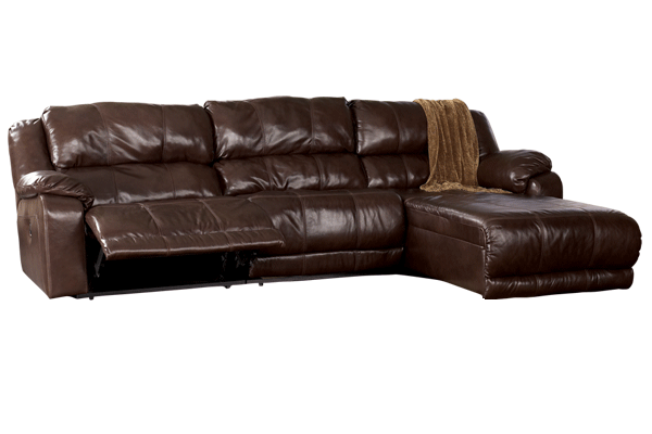 Ashley Sectional - Braxton - Java from National Furniture .