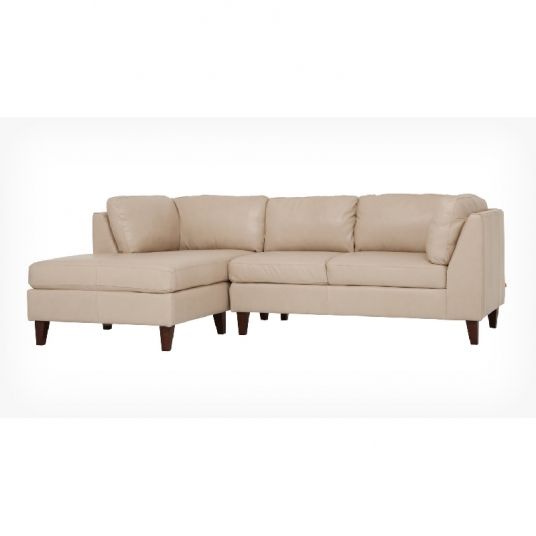 2 Piece Sectional Sofa With Leather Chaise Salema Eq3 available at .