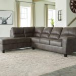 Navi Smoke 2pc LAF Chaise Sectional | Evansville Overstock Warehou