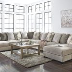 Ardsley Pewter 5Pc RAF Chaise Sectional | Evansville Overstock .