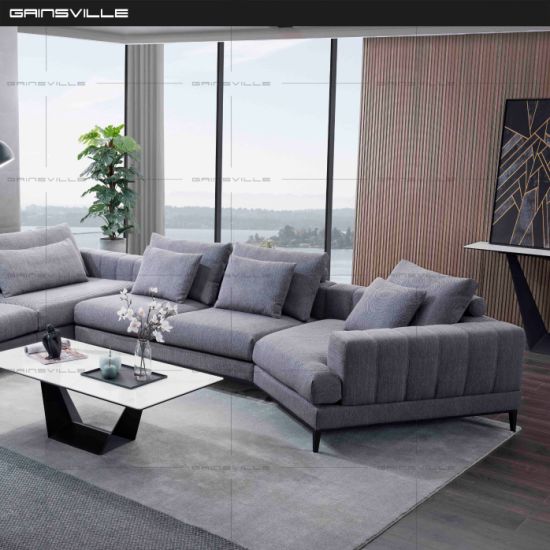 China 2020 Italian Design Home Furniture Fabric Corner Sofa .
