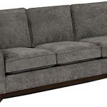 Amazon.com: Benjara, Gray Chenille Fabric Upholstered Wooden Sofa .