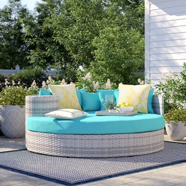 Falmouth Patio Daybed with Cushions | Patio daybed, Outdoor daybed .
