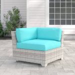 Sol 72 Outdoor™ Falmouth Corner Patio Chair with Cushions .