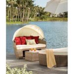 Deal. 62% Off Beachcrest Home Fansler Patio Daybed with Cushions .