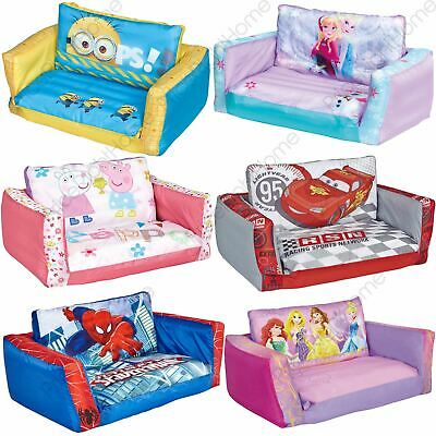 FLIP OUT SOFA RANGE INFLATABLE KIDS ROOM NEW MINIONS, FROZEN PAW .