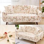 Buy Home Decor Beige Floral Super Elatic Stretch Sofas Couch Chair .