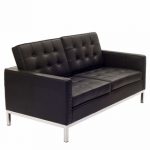 Florence Knoll Two Seat Loft Sofa, Sectional Couch, Leather .