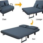 Amazon.com: Convertible Sofa Bed, Foldable Sofa Chair with Armrest .