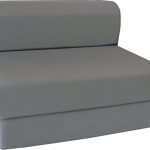 Amazon.com: D&D Futon Furniture Gray Sleeper Chair Folding Foam .