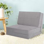 Costway Fold Down Chair Flip Out Lounger Convertible Sleeper Bed .