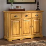 New Bargains on Three Posts Fortville 52" Wide 3 Drawer Rubberwood .