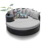 Freeport Patio Daybed with Cushion | Outdoor wicker patio .