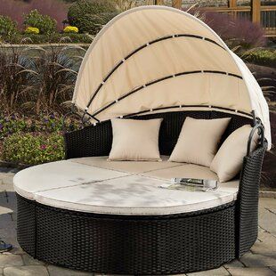 Sol 72 Outdoor Freeport Patio Daybed with Cushion | Wayfair .