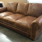 Langston Leather Sofa in Italian Brentwood Tan | Leather Furniture .