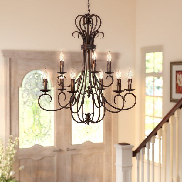 Gaines 9-Light Candle Style Tiered Chandelier | Candle style .