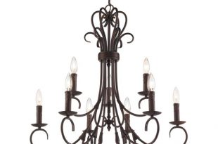 Alcott Hill® Gaines 9 - Light Candle Style Tiered Chandelier .